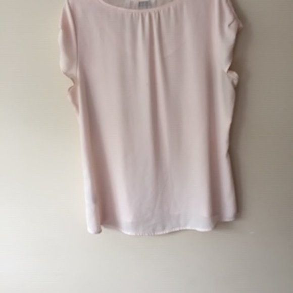 REITMANS BLOUSE.  SIZE L.  COLOR PEACH. - Picture 2 of 3